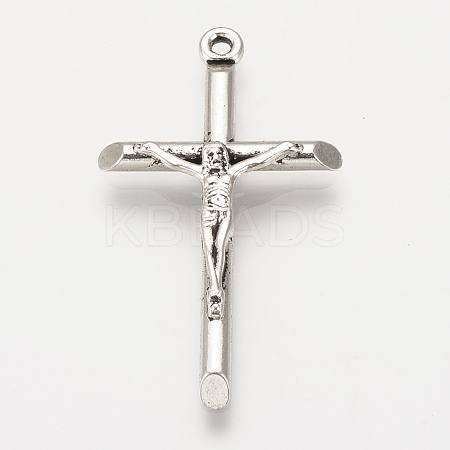 Tibetan Style Alloy Pendants TIBEP-S315-09AS-NR-1