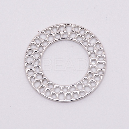 Zinc Alloy Filigree Joiners Links LS-PALLOY-WH0076-41P-RS-1