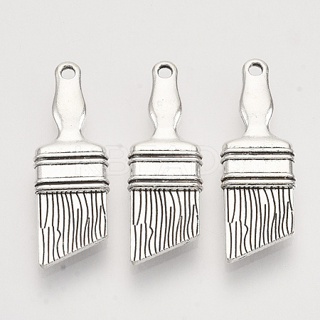 Tibetan Style Alloy Pendants TIBEP-T009-05AS-RS-1