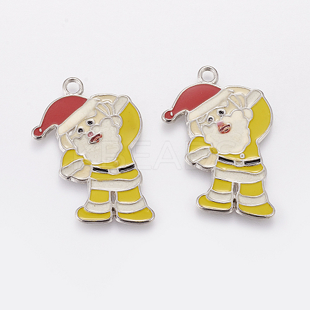Alloy Enamel Pendants EAP017Y-2-1