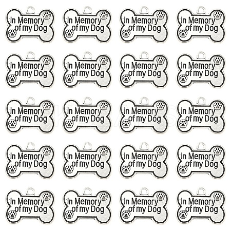 40Pcs Tibetan Style Alloy Pendants FIND-SC0020-53-1