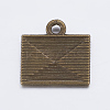 Tibetan Style Alloy Mail Charms EA10712Y-AB-3
