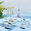 150Pcs 5 Style Iron Filigree Bead Cone IFIN-PH0005-19-2