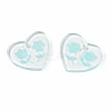 Transparent Resin Pendants RESI-N030-001C-3