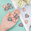16Pcs 4 Style Rack Plating Alloy Enamel Pendants FIND-FH0003-21-3