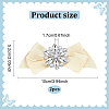 2Pcs Detachable Bowknot Polyester Ribbon Shoe Decoration FIND-FG0003-03A-2