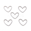 Non-Tarnish 201 Stainless Steel Linking Rings X-STAS-R111-LA105-01-2