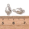 304 Stainless Steel Connector Charms STAS-N124-60P-3