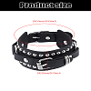 1Pc Punk & Gothic Style PU Leather Cord Bracelets for Women Men BJEW-LP0002-54-2