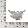 Anti-Tarnish 304 Stainless Steel Pendants STAS-Q334-33P-3