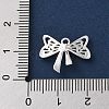 Brass Micro Pave Clear Cubic Zirconia Charms KK-G491-20C-S-3