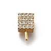 Brass Micro Pave Cubic Zirconia Peg Bails KK-K378-70G-1