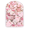 28Pcs 7 Styles Rack Plating Alloy Enamel Pendants ENAM-YW0004-86-4