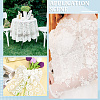 5Yards Milk Fiber Embroidery Flower Tassel Lace Ribbon OCOR-GF0004-69-4