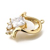 Brass Micro Pave Cubic Zirconia Pendants LS-KK-Q035-09G-2