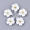 Spray Painted Alloy Pendants PALLOY-N0147-03E-1
