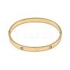 201 Stainless Steel with Rhinestone Bangles for Women BJEW-B138-04G-4