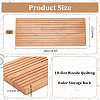 Customized 10-Slot Wooden Quilting Ruler Storage Rack RDIS-WH0011-21B-2