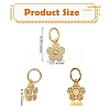 5Pcs Brass Micro Pave Clear Cubic Zirconia Charms ZIRC-SZ0001-99-2