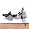 Tibetan Style Alloy Insect Brooches JEWB-A021-03AS-05-3