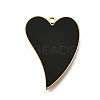 304 Stainless Steel Heart Charms STAS-Q348-11B-G-1