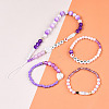 DIY 24 Style Acrylic & ABS Beads Jewelry Making Finding Kit DIY-NB0012-02J-4
