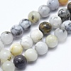 Natural White African Opal Beads Strands G-E472-02-10mm-1