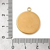 304 Stainless Steel Enamel Pendants STAS-B113-12G-01-3