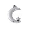 304 Stainless Steel Pendants STAS-E548-03P-1