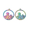 Ion Plating(IP) 304 Stainless Steel Pendants STAS-L268-010MC-2