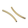 Brass Curved Tube Beads KK-F0317-12G-NR-1