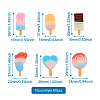 60Pcs 6 Style Resin Decoden Cabochons RESI-TA0001-36-8