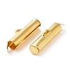 Iron Slide On End Clasp Tubes LS-X-IFIN-R212-1.6cm-G-3