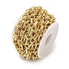 Brass Twist Cube Chains CHC-B026-02G-2