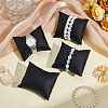 PU Leather Jewelry Watch/Bracelet Display Pillows ODIS-WH0043-198A-2