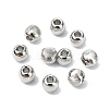 SHEGRACE Brass Textured Round Beads XGRPCU874-297P-2