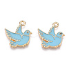 Alloy Enamel Bird Pendants PALLOY-N170-009-NR-3