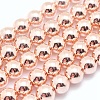 Electroplate Non-magnetic Synthetic Hematite Beads Strands G-L485-01A-LRG-1