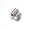 Tarnish Resistant 304 Stainless Steel Magnetic Clasps with Glue-in Ends LS-STAS-K006-10C-3