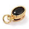 Real 18K Gold Plated Brass Inlaid Cubic Zirconia Charms ZIRC-L100-079G-01-4