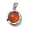 Natural Carnelian(Dyed & Heated) Pendants KK-K388-07P-1