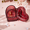 Heart Shaped Glass Jewelry Storage Boxes DIY-WH0899-48B-4