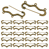 30Pcs Alloy Brooch Findings FIND-PH0027-21AB-1