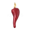 304 Stainless Steel Enamel Big Pendants STAS-Z153-02G-03-1