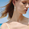 10Pcs Brass Micro Pave Cubic Zirconia Huggie Hoop Earring Findings KK-BBC0013-42-5