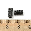Hollow 304 Stainless Steel Beads STAS-L273-01B-3