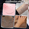 DIY Brass Curb Chain Bracelet Necklace Making Kit DIY-BBC0001-87P-6