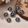 Platinum Plated Alloy Charms LS-ENAM-S118-02F-P-5