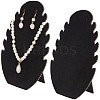 2Pcs Desktop Paper Necklace Display Stands NDIS-SC0001-03B-1