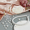 300Pcs 3 Styles ABS Plastic Imitation Pearl Beads KY-NB0001-72-5